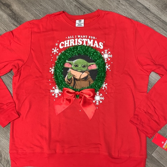 ⚡️ 🆕 Disney Star Wars Yoda Ugly Christmas Sweater - Picture 13 of 16